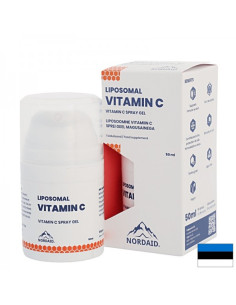 Липозомен витамин С с висока абсорбция Силен имунитет и антиоксидантна защита Спрей-гел за уста с вкус на манго, 50 ml