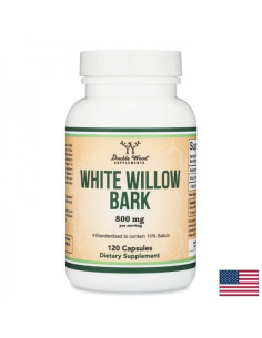 Бяла върба (кора) - при възпаление и болка 400 mg, 120 капсули за 4 месеца прием