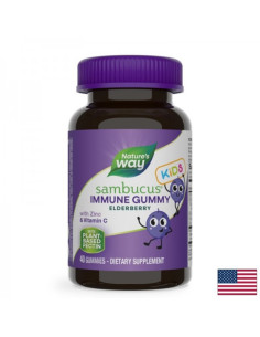 Самбукус за деца Имун Гъми С витамин С и цинк 40 желирани таблетки