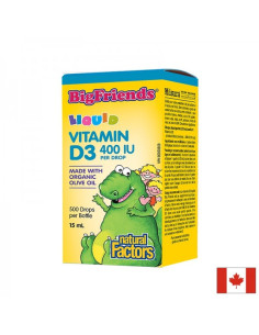 Vitamin D3 Big Friends/ Витамин D3 за деца 400 IU x 15 ml/ 500 дози