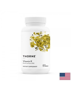 Витамини К1 - К2 (МК-4, МК-7) – грижа за костите и сърцето 6090 µg, 60 капсули за 2 месеца прием