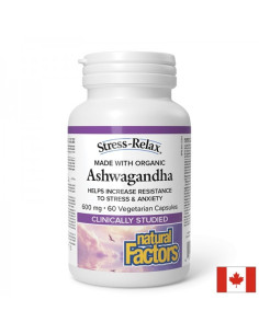 Стрес и добро настроение Ашваганда KSM-66 600 mg х 60 V капсули