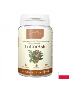 Нервна и имунна системи Женско биле + Кордицепс и Ашваганда LuCorAsh 100 капсули