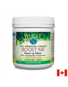 Формула с мака, ашваганда, смес от гъби Boost Me Power-up Mixer Whole Earth - Sea 175 g прах, 25 дози