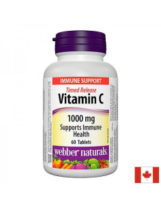 Витамин С 1000 mg – антиоксидант и имуностимулатор 60 таблетки (с удължено освобождаване) за 2 месеца прием