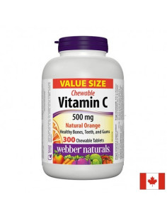 Vitamin C 500 mg Chewable Витамин С 500 mg 300 дъвчащи таблетки