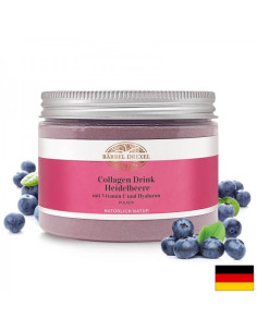 За млада и свежа кожа Колаген, хиалуронова киселина, витамин С и боровинки 180 g прах, 30 дози