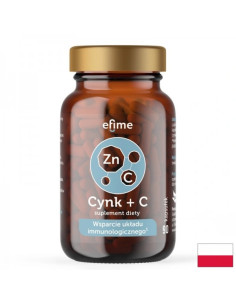Имунитет - Цинк 10 mg + Витамин С 300 mg Efime х 90 капсули