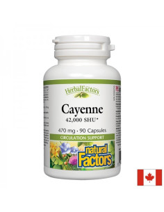 Лют червен пипер Cayenne 42 000 SHU 470 mg х 90 капсули