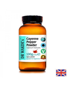 Лют червен пипер (Кайен) на прах За по-добър метаболизъм и здравословно отслабване 100 g