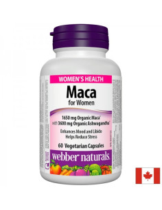 Мака за жени - хормонален баланс, тонус, либидо 60 капсули