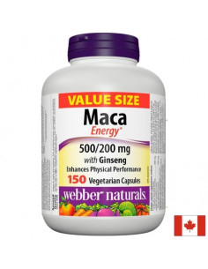 Maca Energy with Ginseng Мака и Корейски женшен 150 капсули