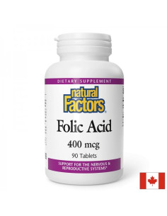 Репродуктивно здраве Фолиева киселина (Витамин В9) 400 µg, 90 таблетки