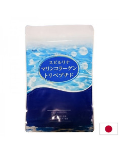 Японска Спирулина + Рибни пептиди и Витамин С Подпомага ставите и кожата 800 таблетки