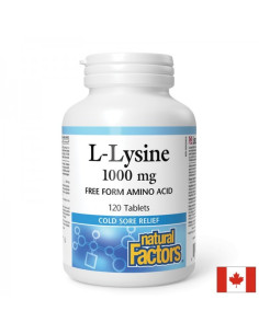 Херпес симплекс, остеопороза и сърдечно здраве Л-Лизин 1000 mg x 120 таблетки