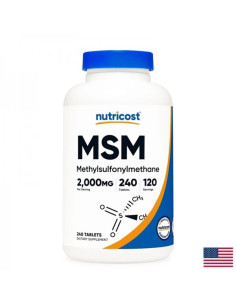 Кости и стави МСМ (метил сулфонил метан) 1000 mg х 240 таблетки