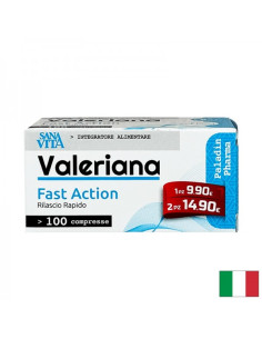 Стрес и добро настроение Валериана (корен) SanaVita 135 mg х 100 таблетки