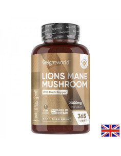 Имунитет Лъвска грива с черен пипер 365 таблетки