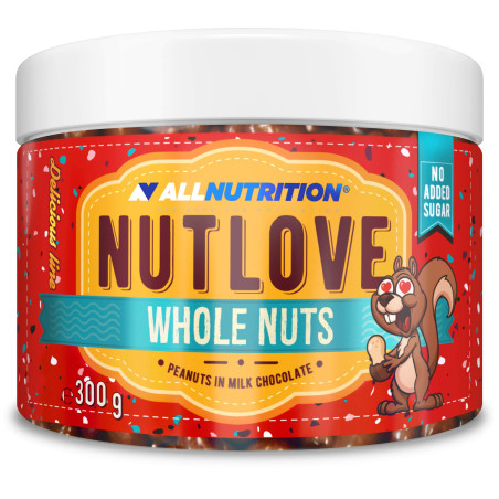 Allnutrition NutLove Whole Nuts - Peanuts - Диетични Ядки | 300g