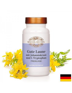 Добро настроение с жълт кантарион и L-триптофан При стрес, тревожност и безсъние 180 таблетки (за двумесечен прием)