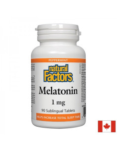 Мелатонин срещу безсъние За дълбок и спокоен сън 1 mg, 90 сублингвални (подезични) таблетки