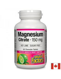 Magnesium Citrate Магнезий цитрат 150 mg, 60 дъвчащи таблетки
