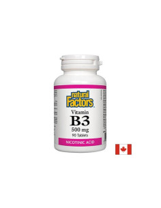 Vitamin B3/ Витамин В3 (никотинова киселина) 500 mg х 90 таблетки