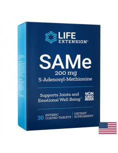 SAMe - S-Adenosyl-Methionine САМе - С-Аденозил-Метионин 200 mg х 30 стомашно-устойчиви таблетки