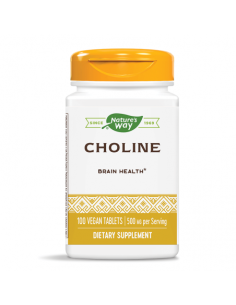 Холин Неврологично здраве и мозъчна функция 500 mg, 100 таблетки 2