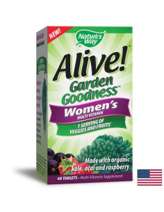 Мултивитамини за жени Алайв Alive! Garden Goodness Womens Multi-Vitamin 60 таблетки