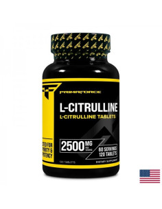 Мускулна сила и сърдечно здраве Л-Цитрулин (L-Citrulline) 1250 mg х 120 таблетки