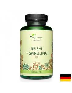 Имунитет и метаболизъм Organic Рейши + Спирулина Био 120 таблетки
