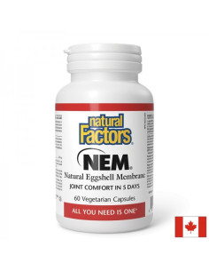 Кости и стави НЕМ Натурална яйчена мембрана 500 mg x 60 V капсули