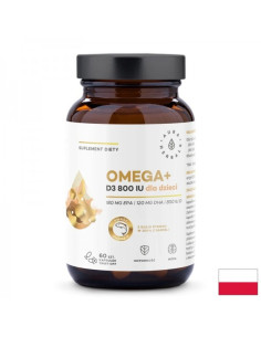 Грижа за мозъка и костите Омега-3 500 mg + Витамин D3 800 IU 60 капсули