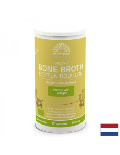 Телешки костен бульон, БИО Богат на колаген, протеини, аминокиселини и минерали 180 g, прах, 18 или 9 дози