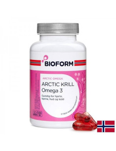 Грижа за сърцето, ставите и зрението Масло от арктически крил - Arctic Krill Omega 3 920 mg х 120 капсули