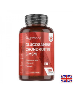 Кости и стави Глюкозамин, Хондроитин, МСМ 180 капсули