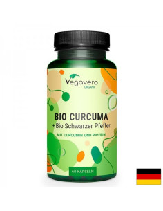 В подкрепа на ставите и доброто храносмилане Куркума + Черен пипер БИО 400 mg х 60 капсули