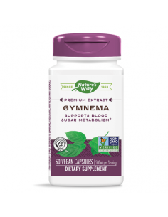 Гимнема – диабет, затлъстяване, висок холестерол Контрол на кръвната захар и теглото Премиум екстракт, 500 mg, 60 капсули 2