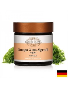 Омега-3 от водорасли Мозъчна, зрителна и сърдечна функция EPA – 25 mg, DHA – 250 mg, 30 капсули