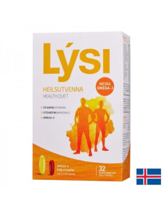 Омега-3 - Мултивитамини Сила за имунитета, нервната система, сърцето и очите Дуо опаковка, 4 блистера х 16 капсули