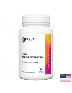 Транс-ресвератрол - здраво сърце и антиейджинг Липозомна, високоусвоима форма 125 mg, 90 капсули за 3 месеца прием