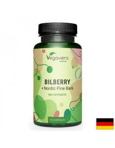 Здрави очи и сърце Черна боровинка + екстракт от средиземноморски бор 90 капсули