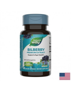 Черна боровинка за здрави очи Премиум екстракт 60 капсули