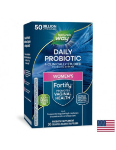 Пробиотик + пребиотици за жени – високо дозирани Fortify Women‘s Probiotic Extra Strength 50 млрд. активни пробиотици, 30 кап