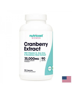 Формула за Жени С Червена боровинка, глухарче, мечо грозде и витамин С 180 капсули