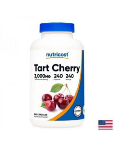 Вишна - при подагра и ставни проблеми, антиоксидант 300 mg, 240 капсули