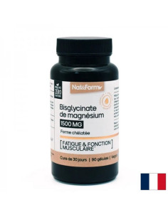 Мускулна, сърдечна и нервна система Магнезий (бисглицинат) 100 mg х 90 капсули