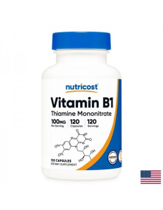 Нервна система Витамин В1 (тиамин мононитрат) 100 mg х 120 капсули