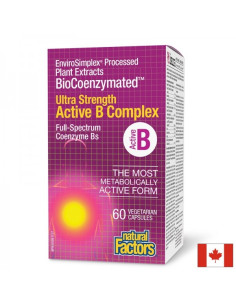 Биокоензимиран витамин В комплекс (високоусвоим) Плюс холин, инозитол - BioPQQ 60 капсули за 2 месеца прием